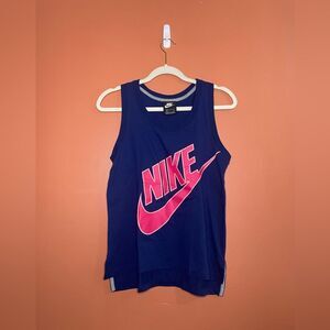 Nike Sportswear Essential Logo Tank Top Womens Size S